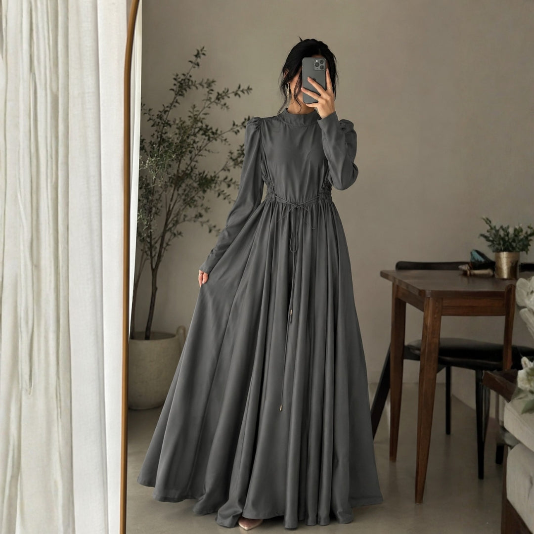 Elegant Flared Maxi Dress
