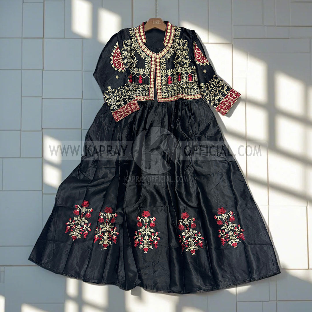 Koti Maxi Silk Embroidery