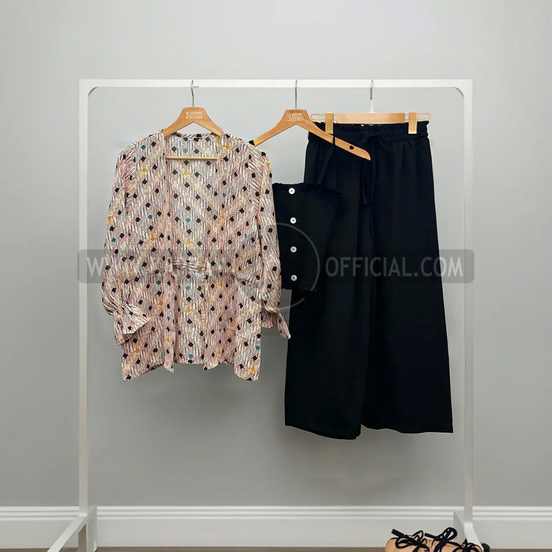 Western Shrug Style 3-Piece – Chic & Versatile Outfit