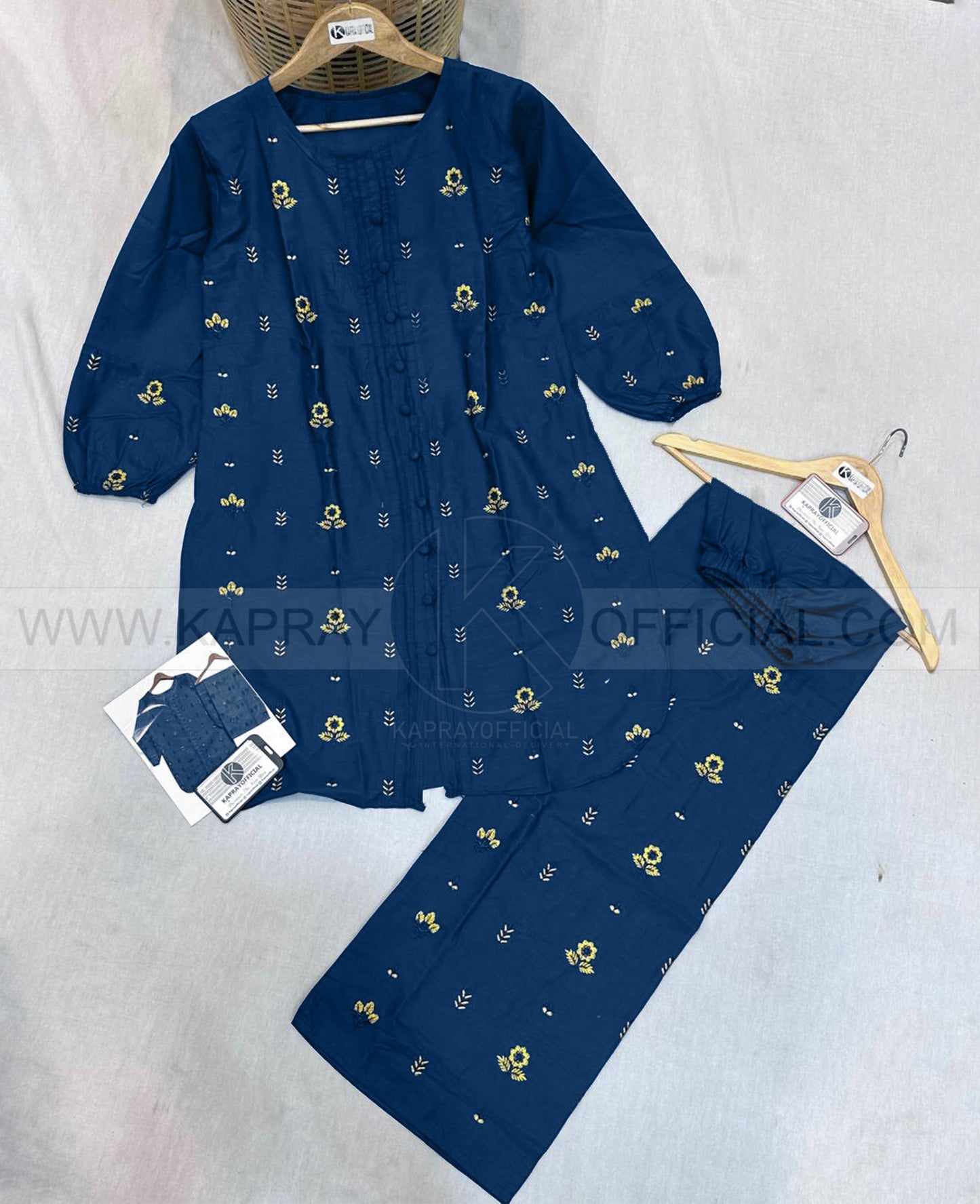 Beautiful Embroidered Shirt + Trouser