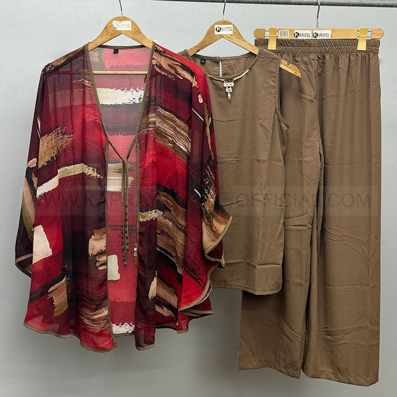 Bat-Wing Shrug 3 Pieces Suite