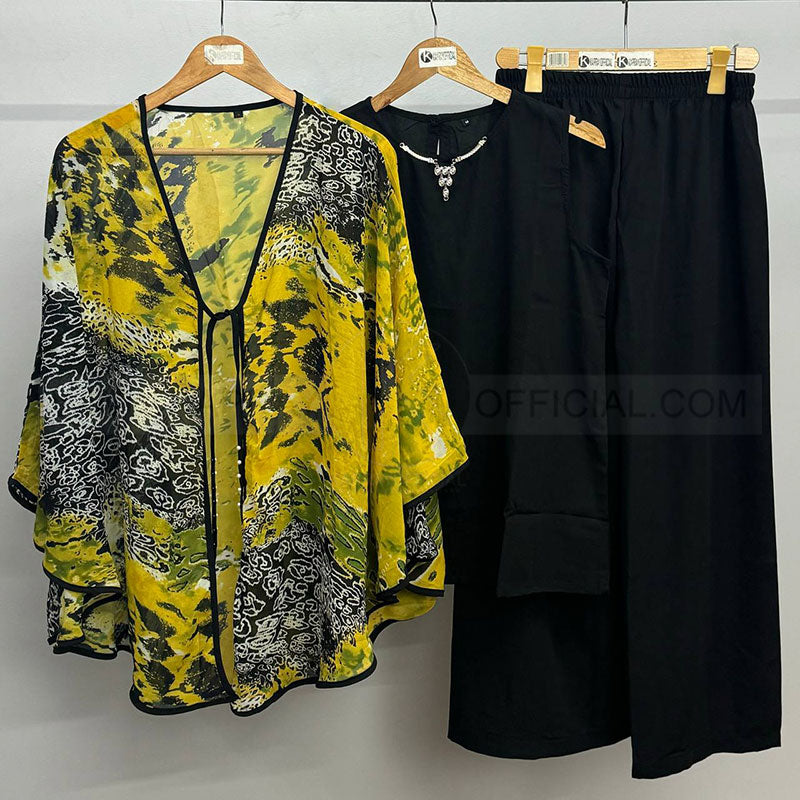 Bat-Wing Shrug 3 Pieces Suite