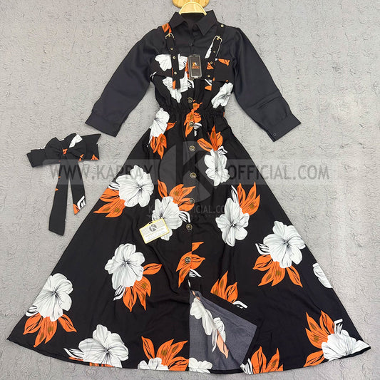 Lush Aura Luxe Print Turkish Maxi K-1