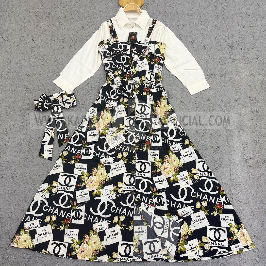 Lush Aura Luxe Print Turkish Maxi K-1