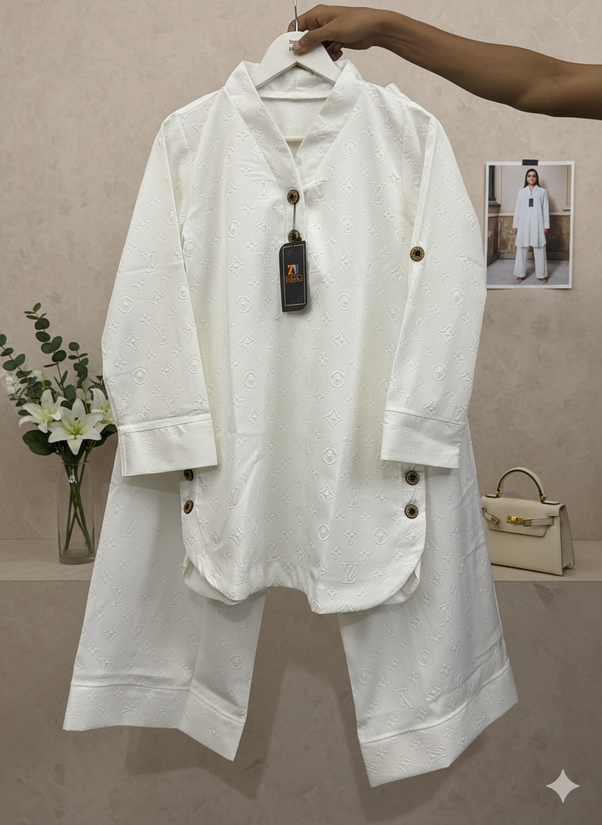Luxe Embossed Co-ord Set