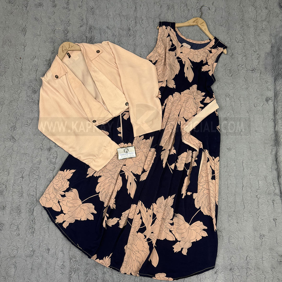 Elegant Cote Maxi Dress K90