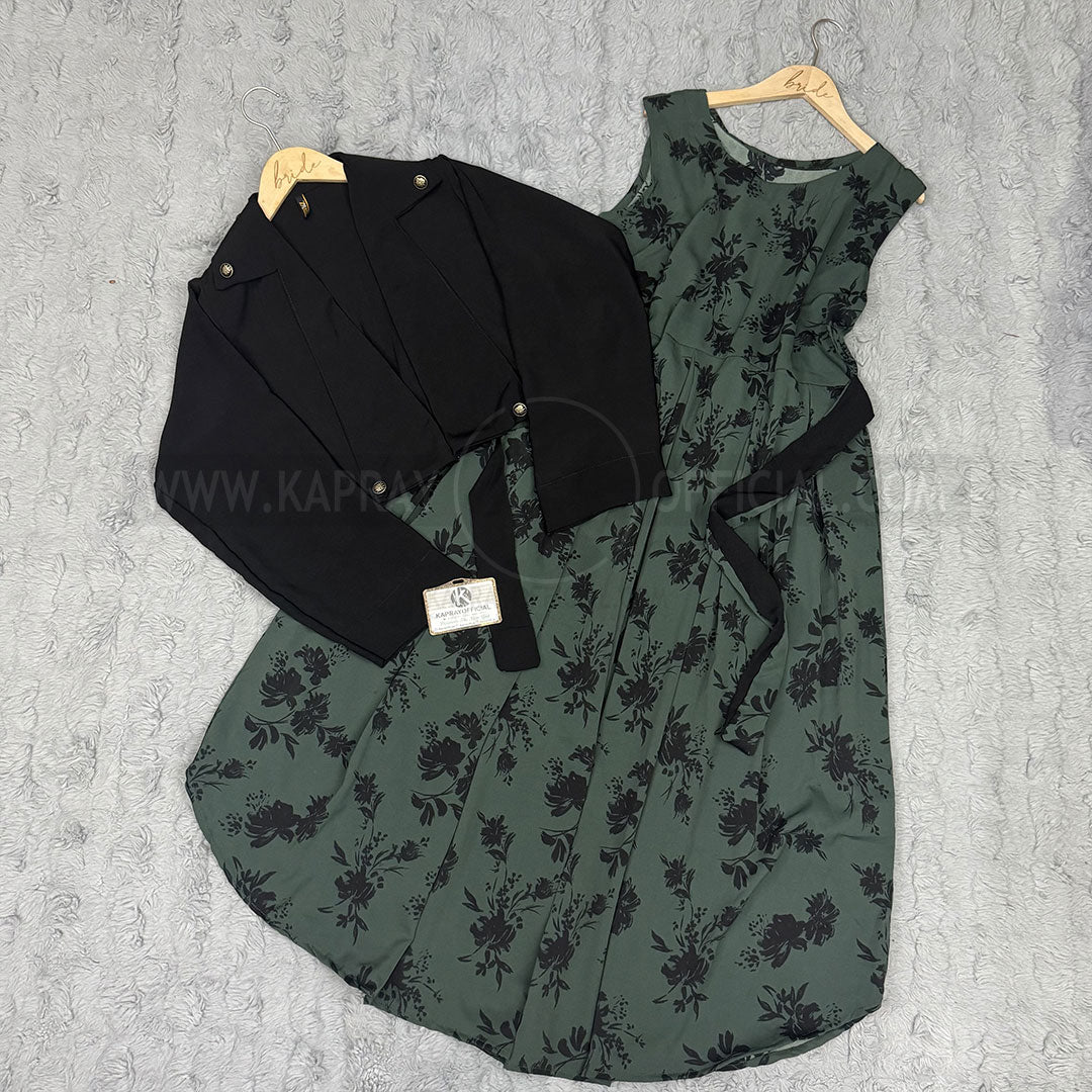 Elegant Cote Maxi Dress K90