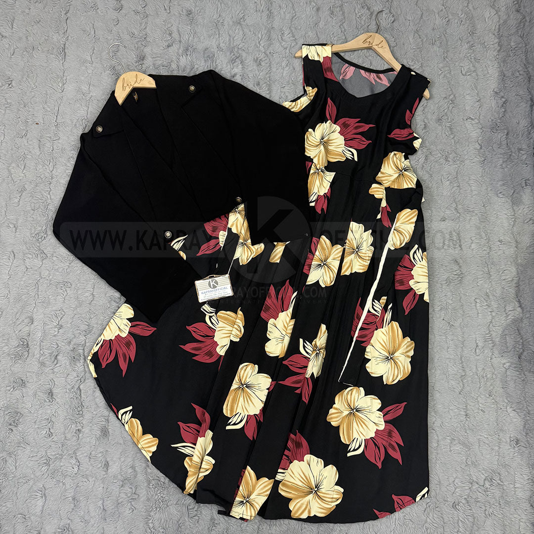 Elegant Cote Maxi Dress K90