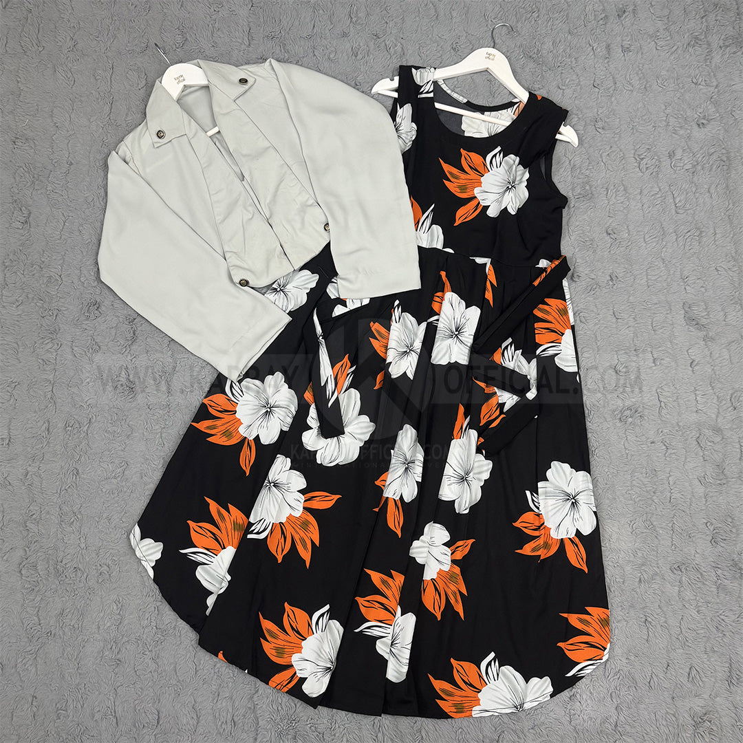 Elegant Cote Maxi Dress K90