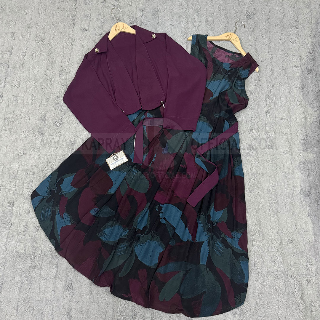 Elegant Cote Maxi Dress K90
