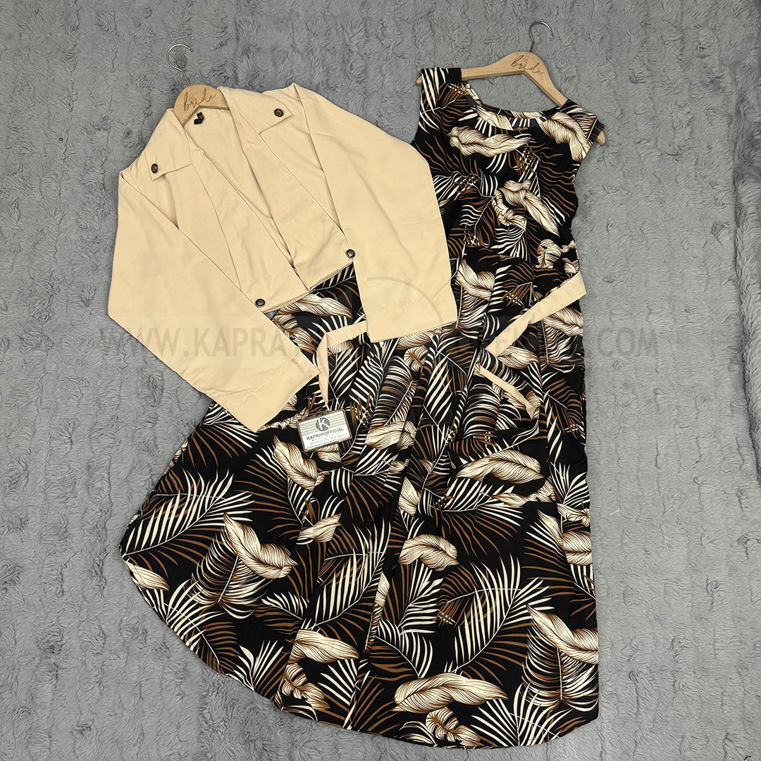 Elegant Cote Maxi Dress K90