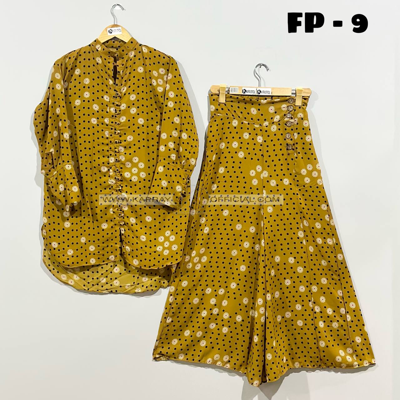 Western Short Shirt Style 2-Piece Suit FPP-9