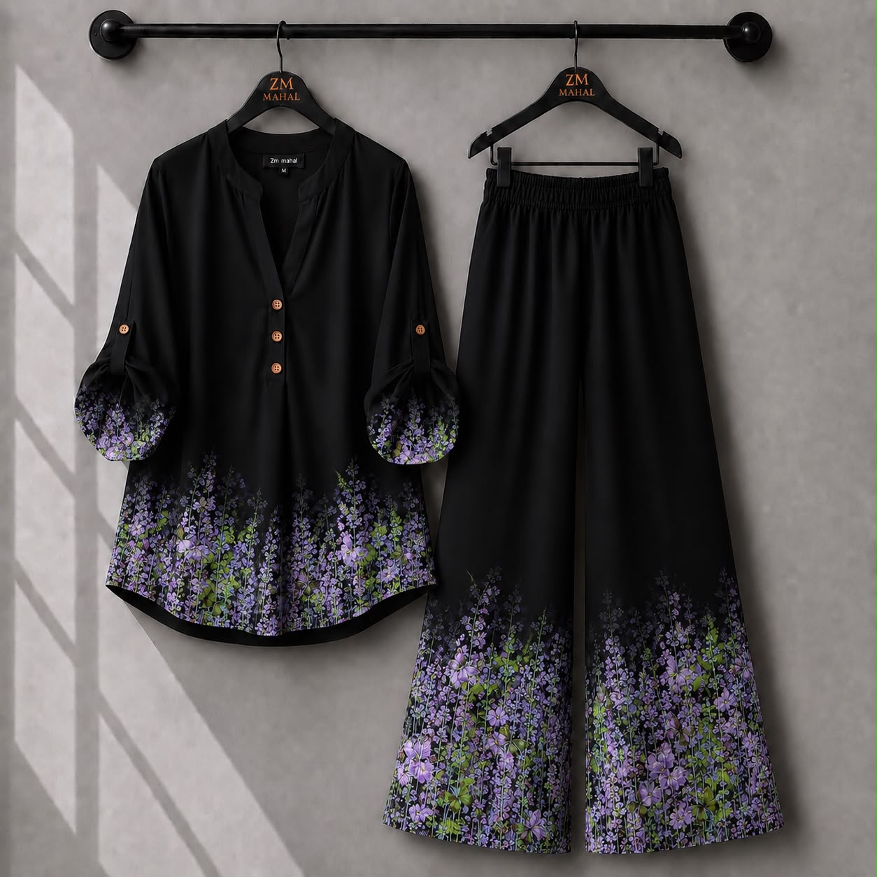 Elara Co-Ord Border Print