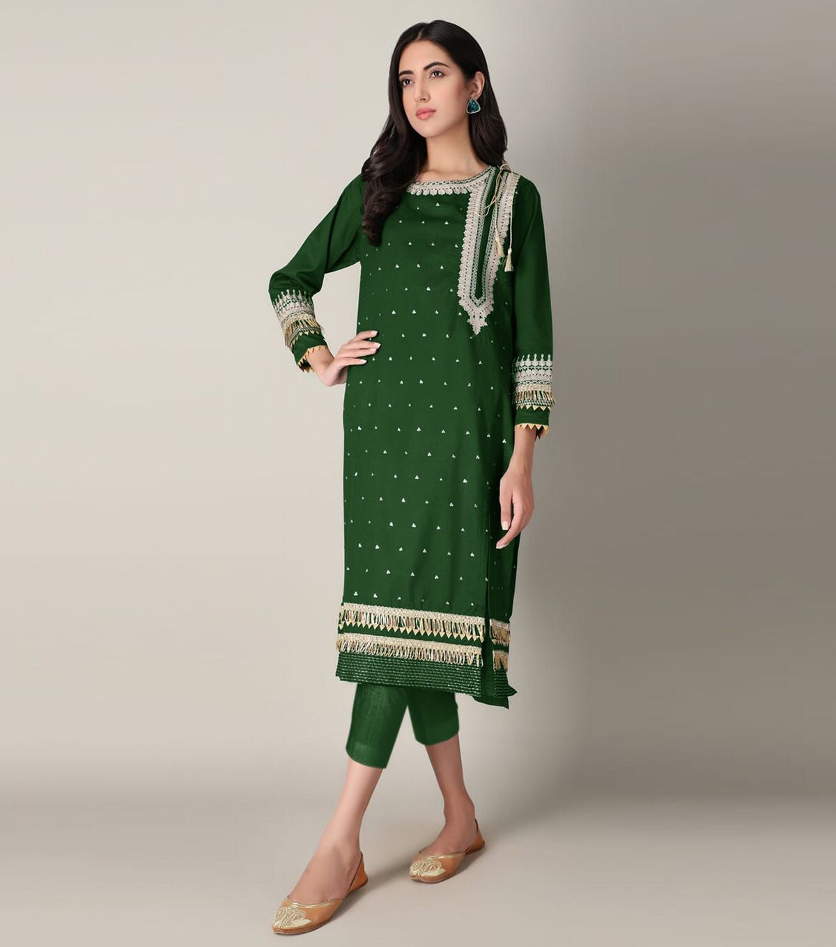 Side Dori Full EMB 2-Piece Suit