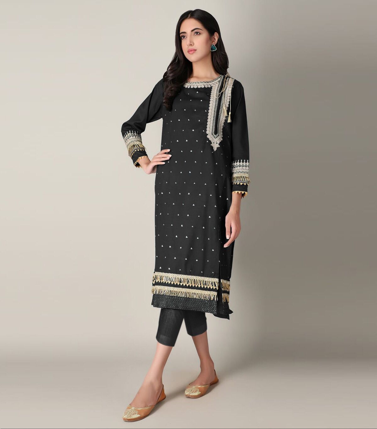 Side Dori Full EMB 2-Piece Suit