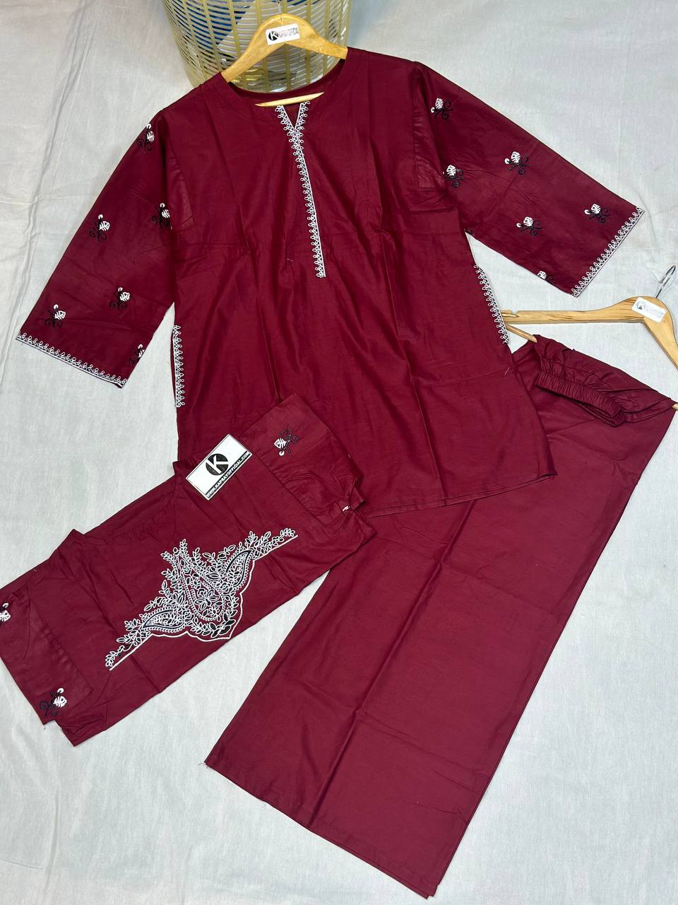 Back Bench 2-Piece Soft Cotton Both Side Pocket V3