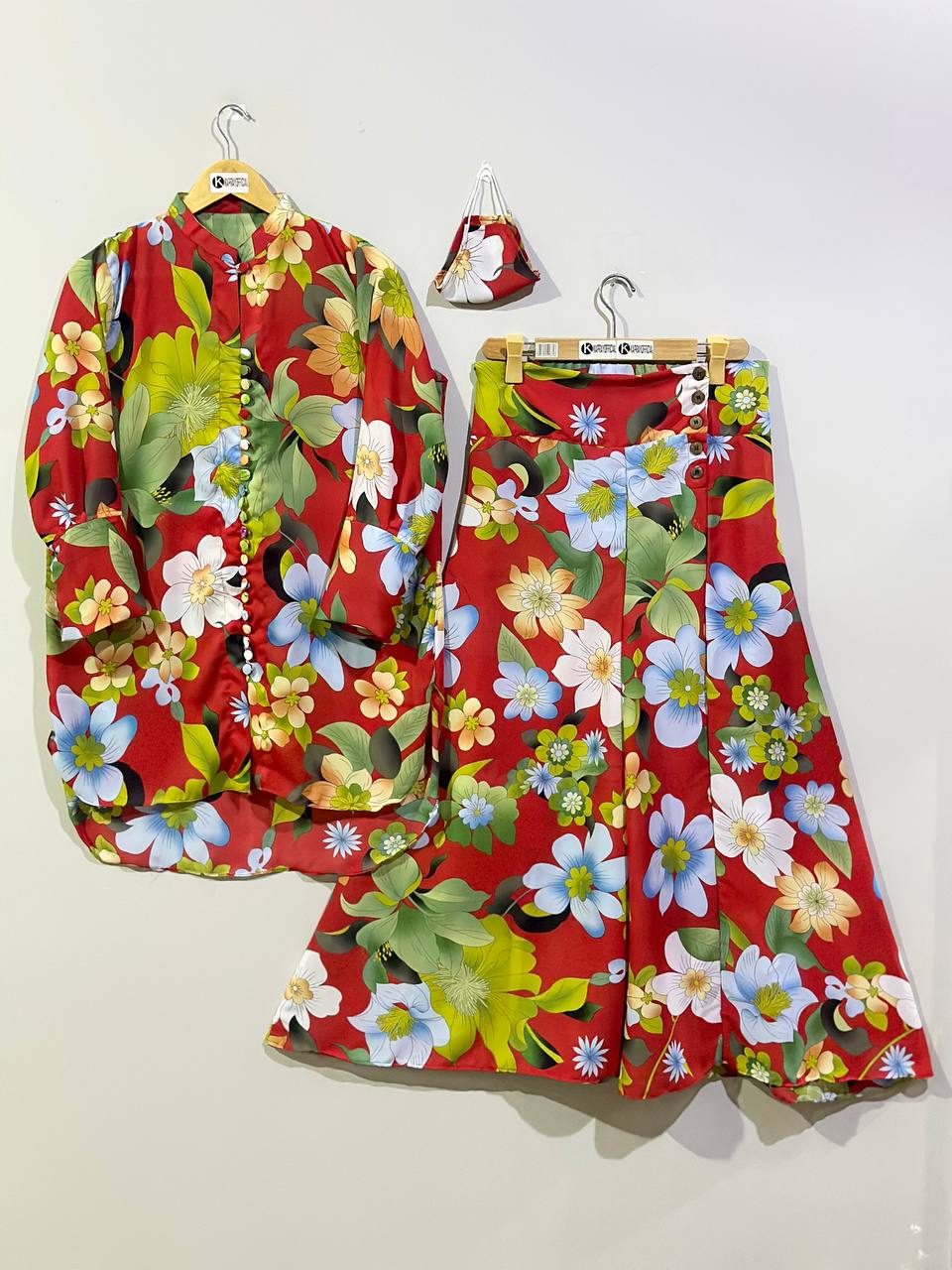 Western Short Shirt Style 2-Piece Suit K-17