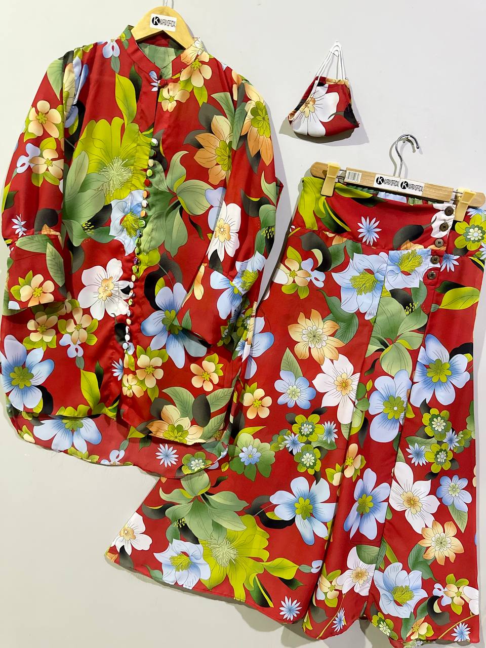 Western Short Shirt Style 2-Piece Suit K-17