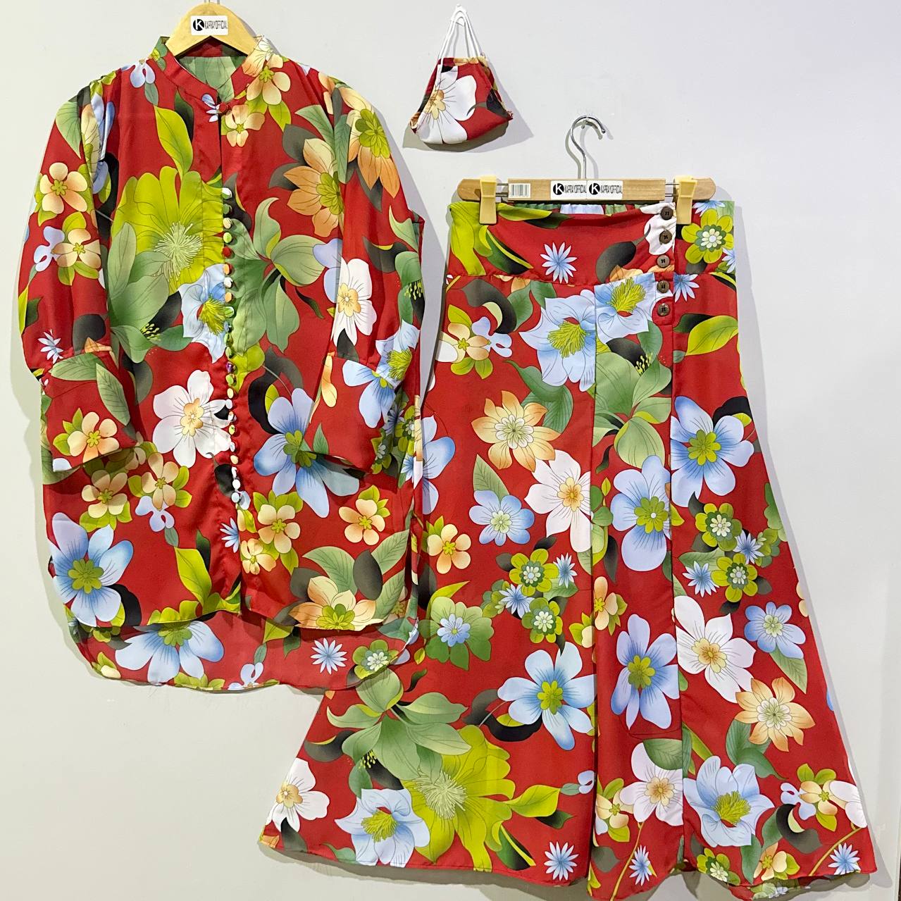 Western Short Shirt Style 2-Piece Suit K-17