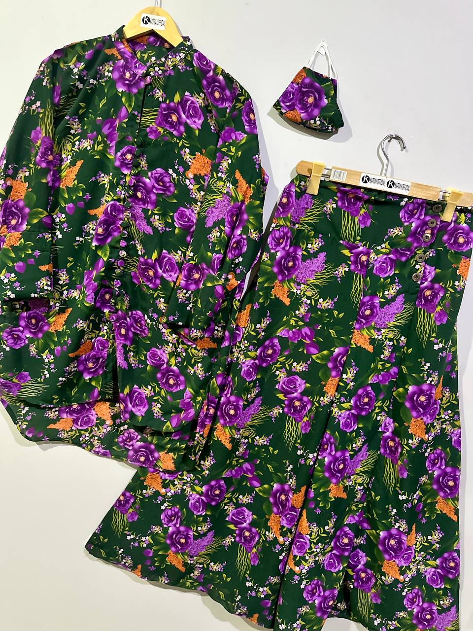 Western Short Shirt Style 2-Piece Suit K-18
