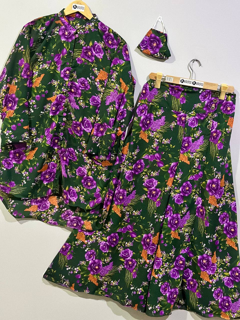 Western Short Shirt Style 2-Piece Suit K-18