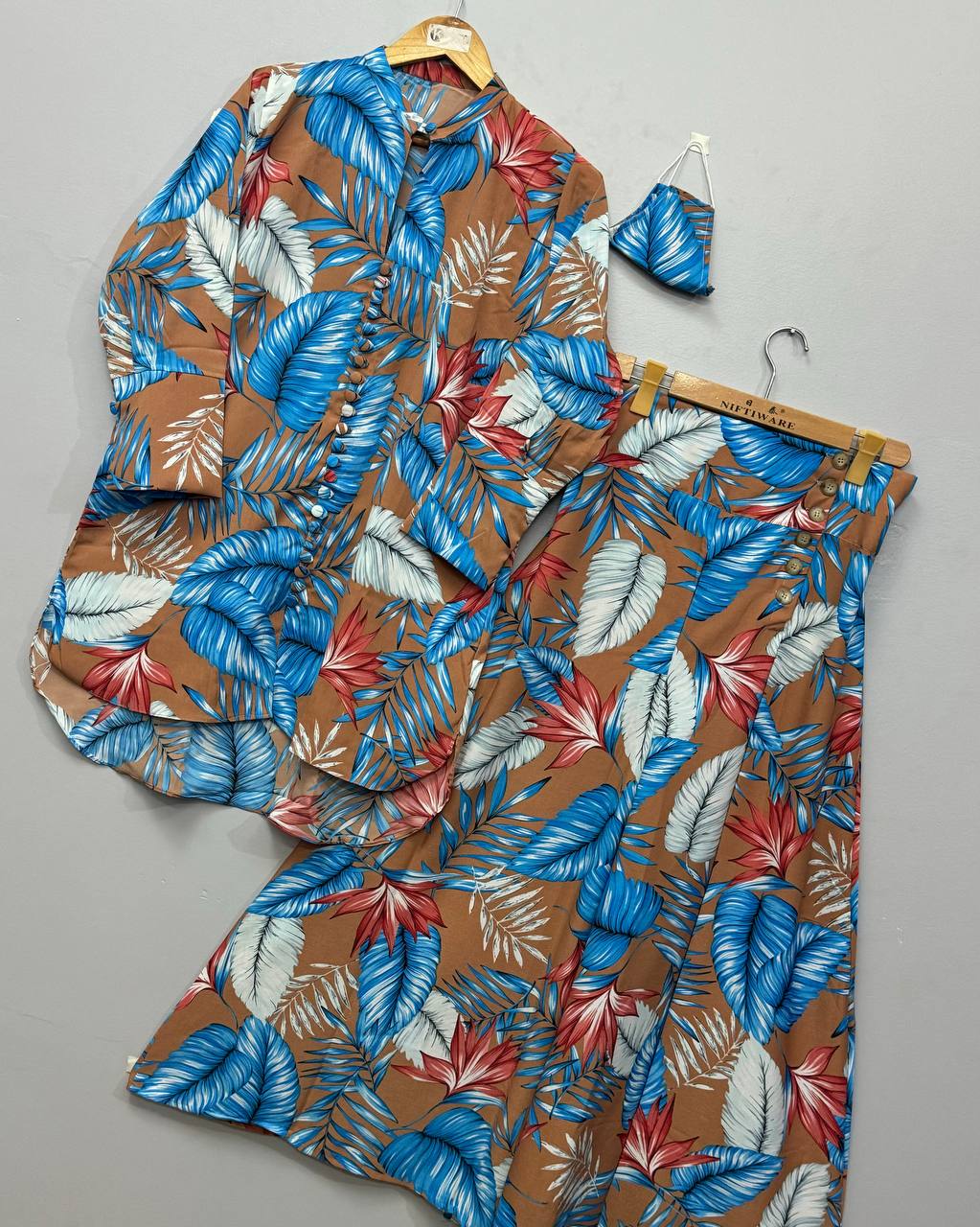 Western Short Shirt Style 2-Piece Suit K-56