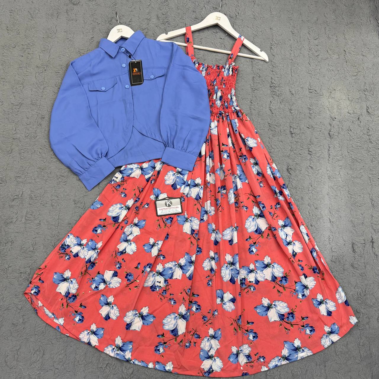 Floral Maxi Dress Set