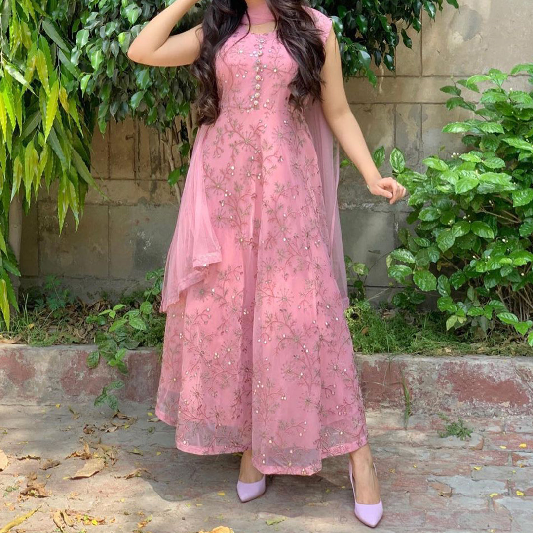Fancy bridal embroidery 3-Piece Suit
