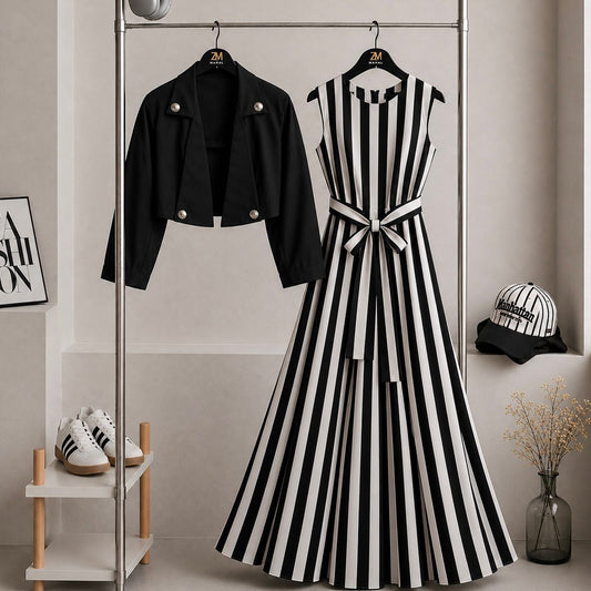 Stripe Zebra Luxe Cote Maxi