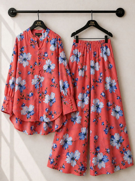 Western Shirt Style 2-Piece Suit