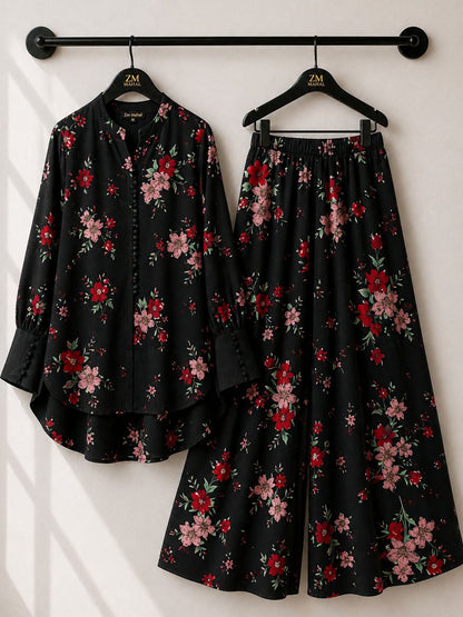 Western Shirt Style 2-Piece Suit