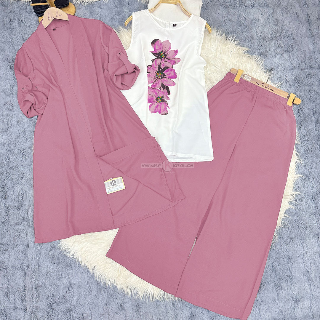 Premium Floral Versatile Three-Piece