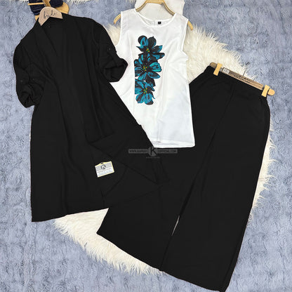 Premium Floral Versatile Three-Piece