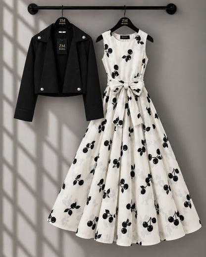 Luxe Bloom Jacket Maxi Set