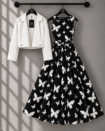 Luxe Bloom Jacket Maxi Set