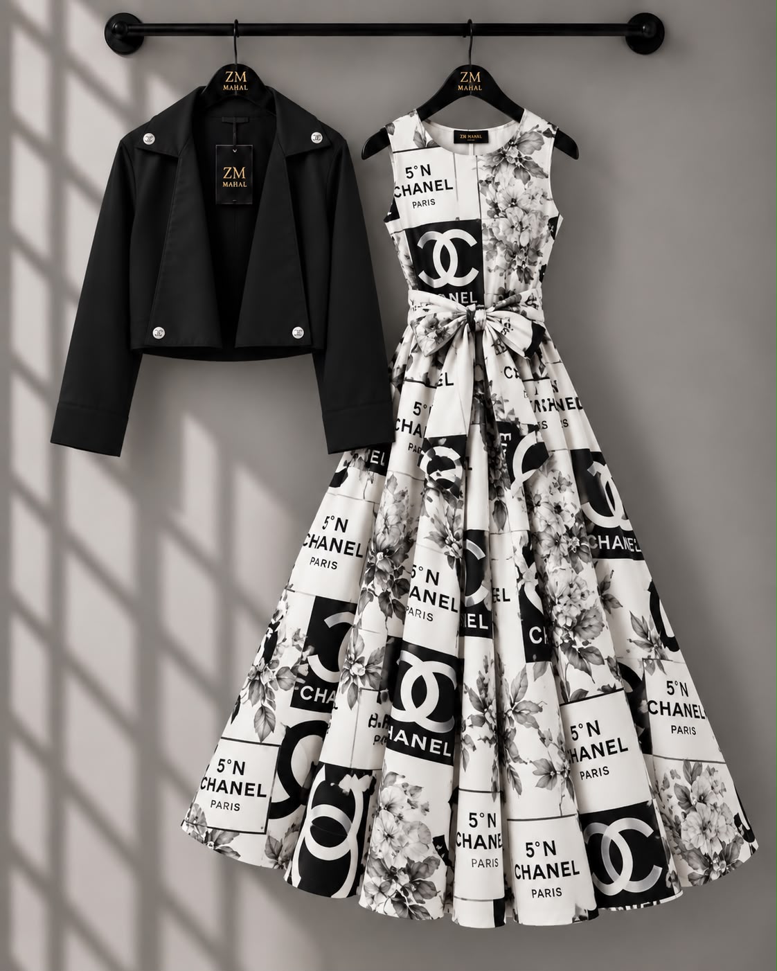 Luxe Bloom Jacket Maxi Set