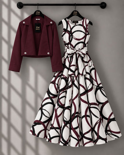 Luxe Bloom Jacket Maxi Set