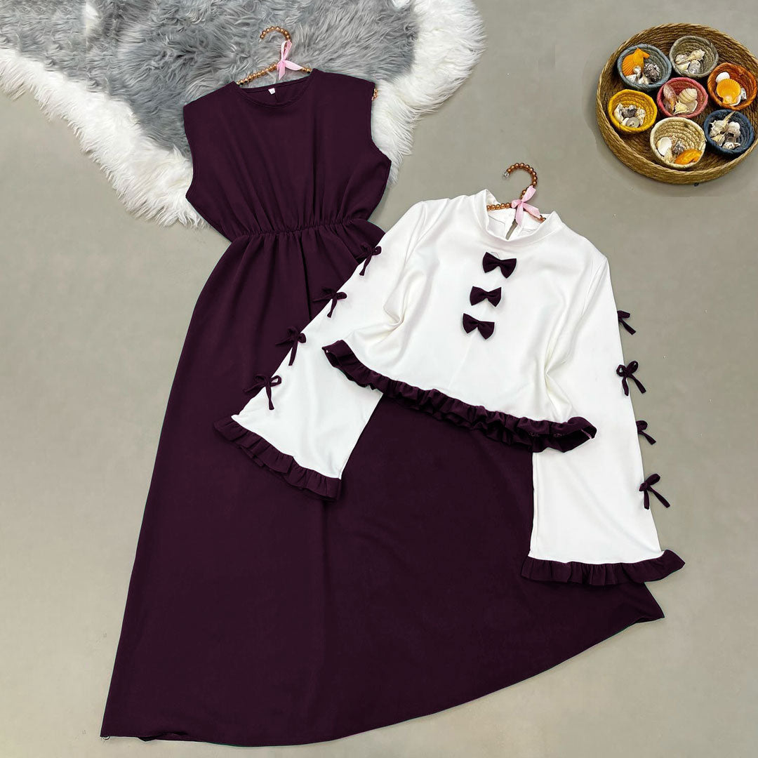 Ribbon Tie Elegant Maxi Dress