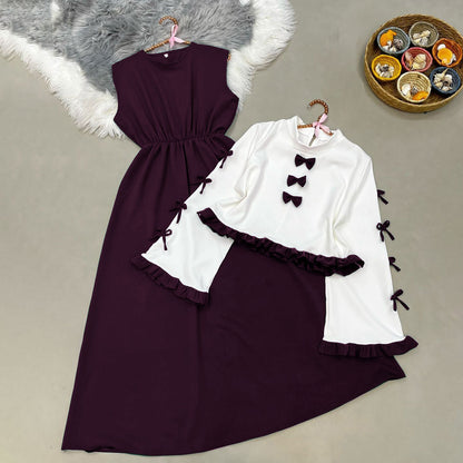 Ribbon Tie Elegant Maxi Dress