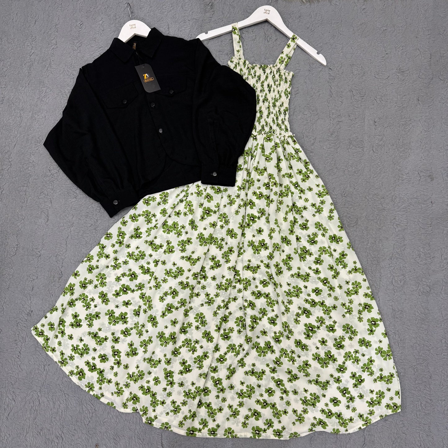 Floral Maxi Dress Set