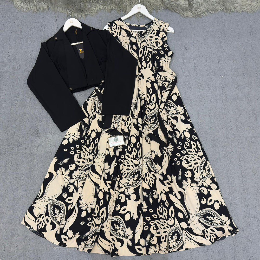 Elegant Cote Maxi Dress K90