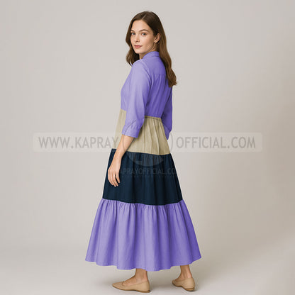 Elegant Multi Color Front Open Abaya FrocK