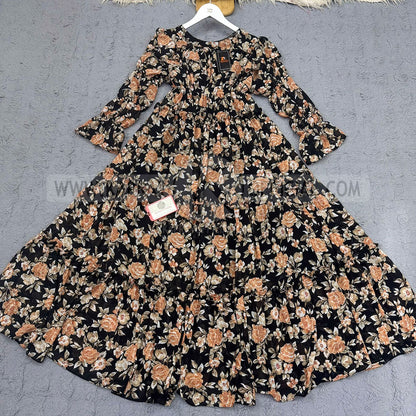 Chiffon 360 Frock – Unveil the Latest Prints K1