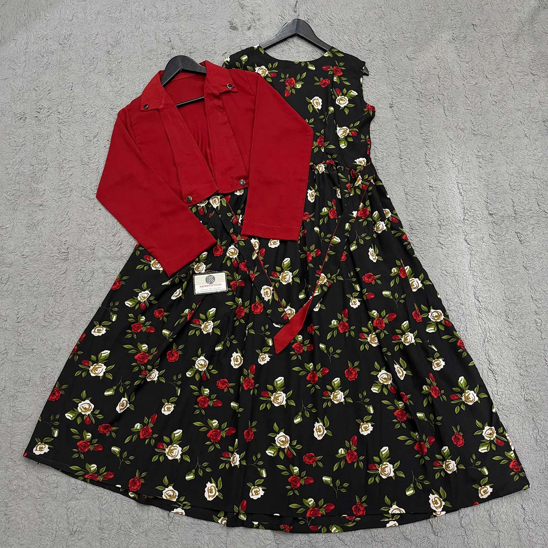 Elegant Cote Maxi Dress K90