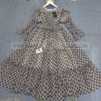 Chiffon 360 Frock – Unveil the Latest Prints K1