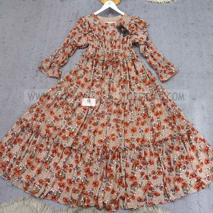 Chiffon 360 Frock – Unveil the Latest Prints K1
