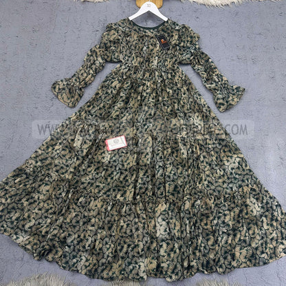 Chiffon 360 Frock – Unveil the Latest Prints K1
