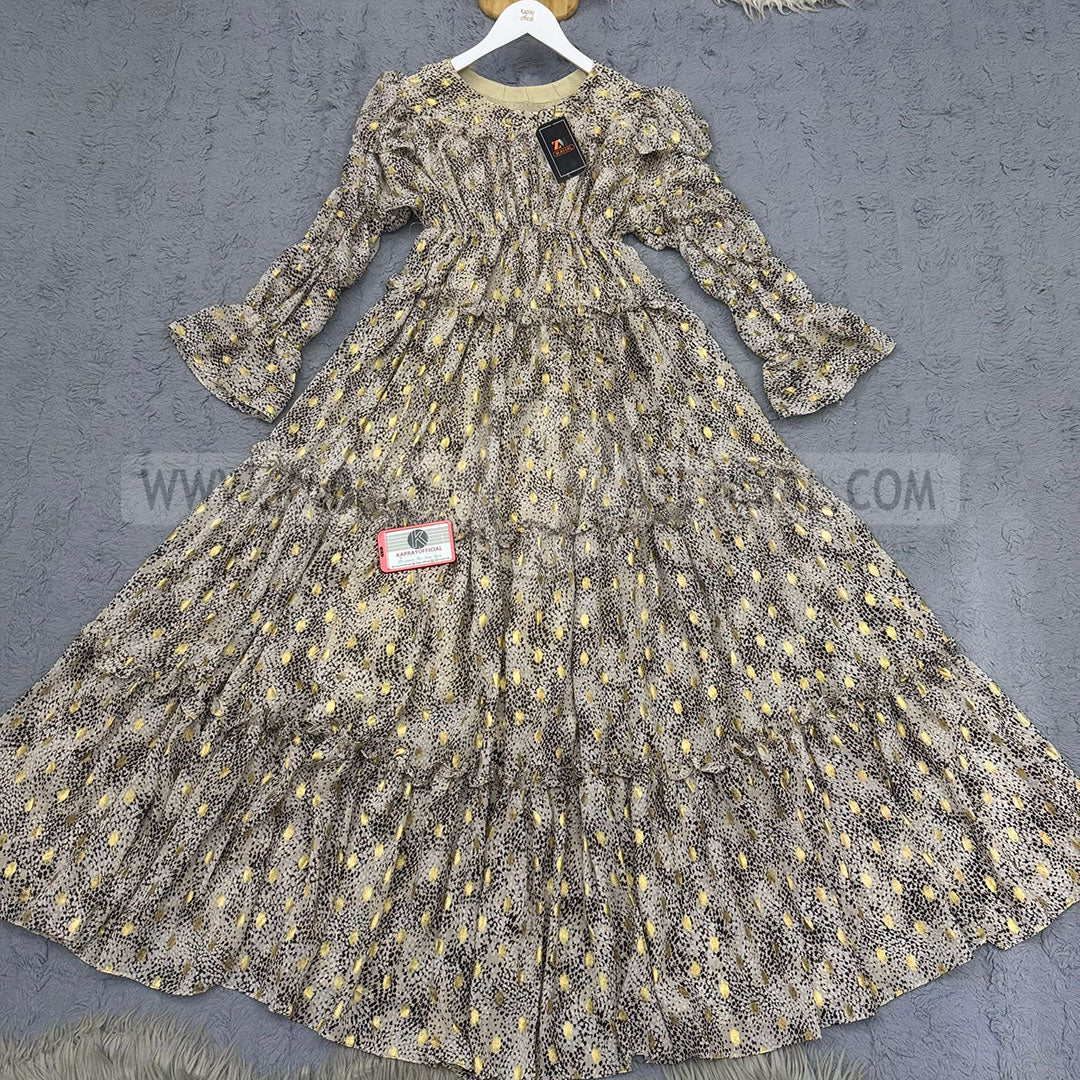 Chiffon 360 Frock – Unveil the Latest Prints K1