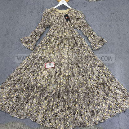Chiffon 360 Frock – Unveil the Latest Prints K1