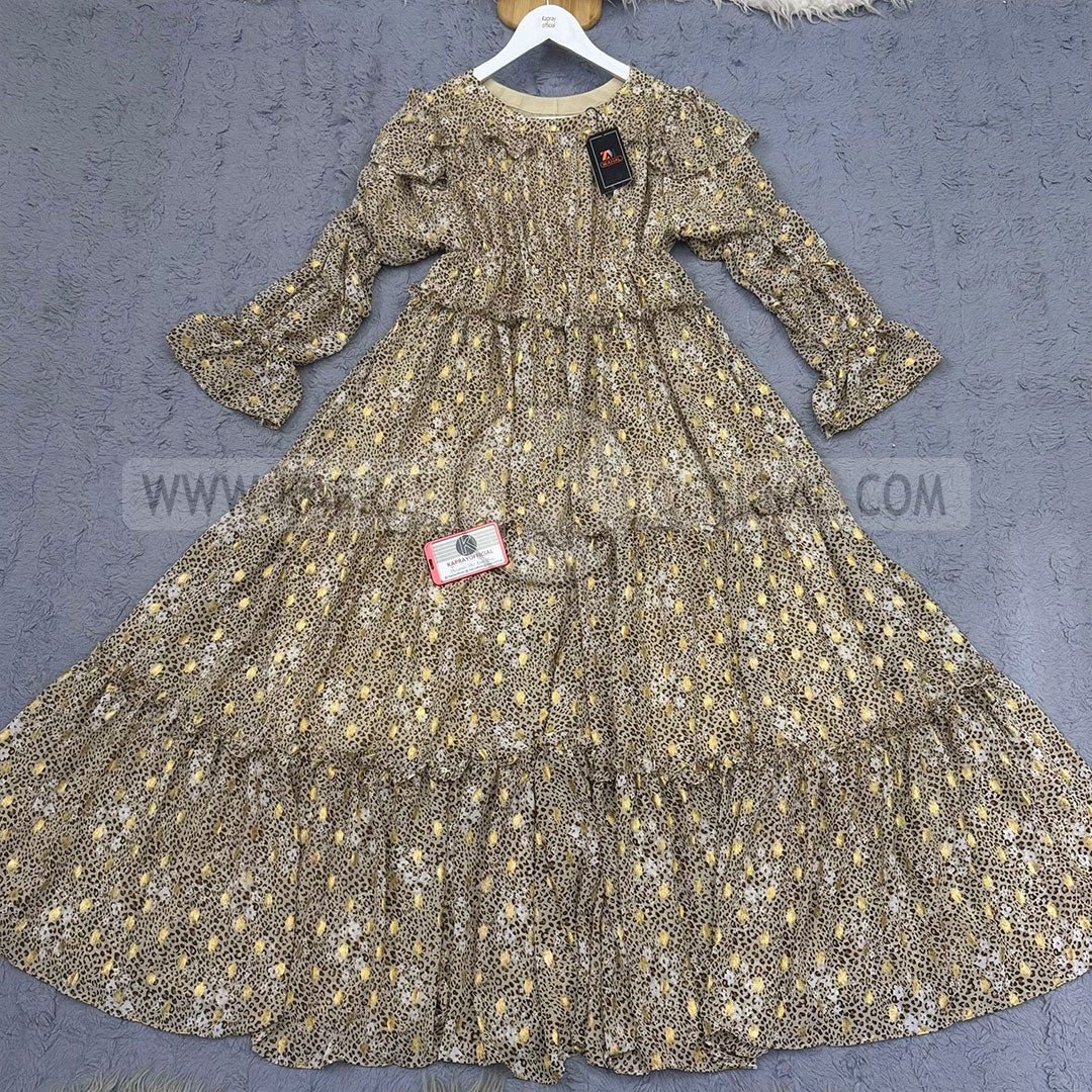 Chiffon 360 Frock – Unveil the Latest Prints K1